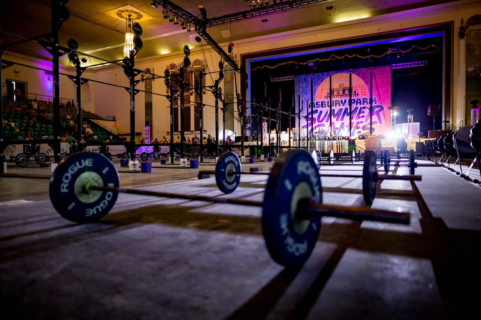 Athletes competing at the Asbury Park Summer Games
